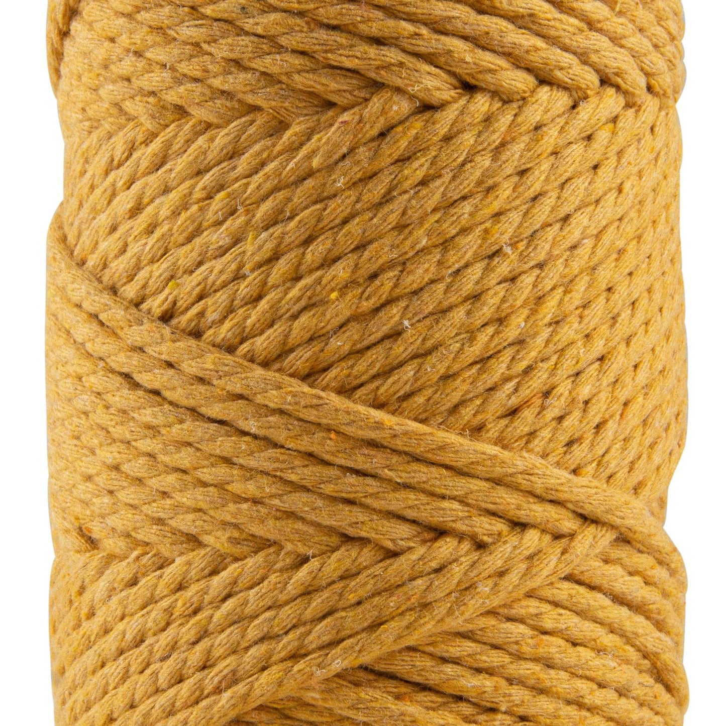 Sensy Premium 3mm - 100% Cotton 3 Strand Twisted Macrame: Latte