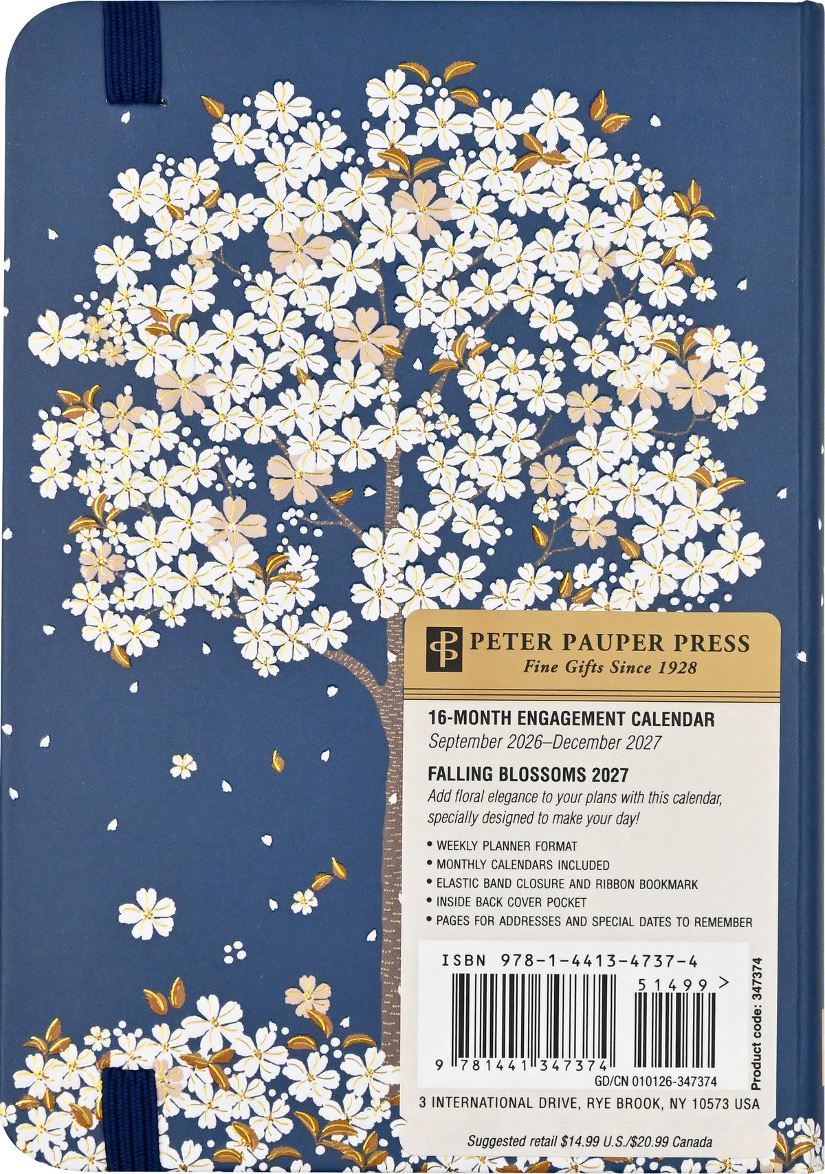 2027 Falling Blossoms Weekly Planner