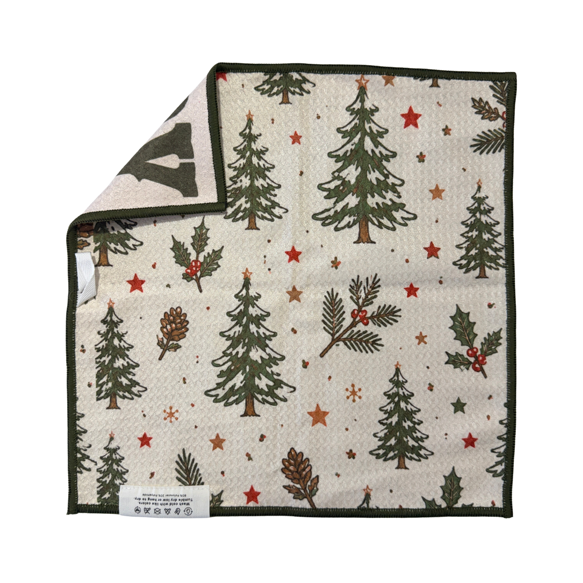 Howdy Santa | Waffle Weave Microfiber Towels Kitchen & Bath: Hand Towel