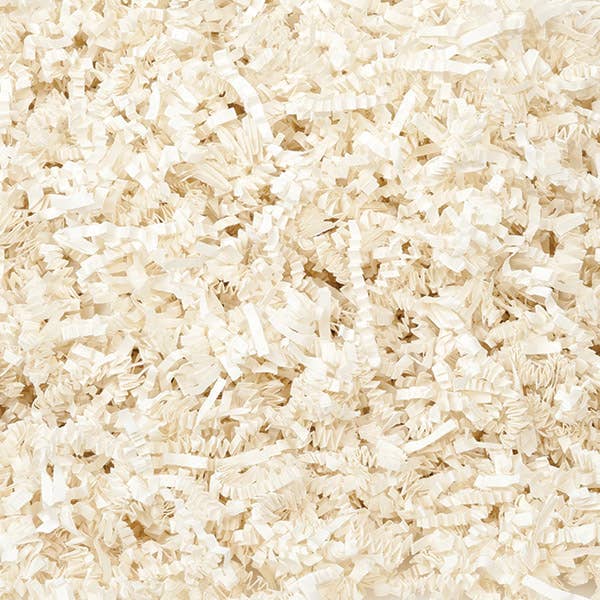 Crinkle Cut Paper Shred 10 lb: Natural Tan / 1 Pack / 10 lb Box