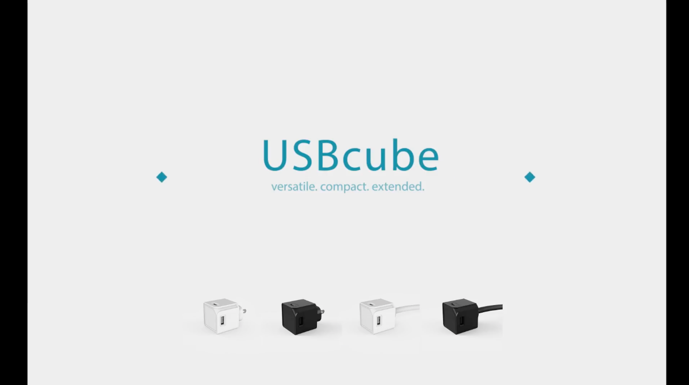 USBcube Extended 2xUSB A+C 5 feet cable US