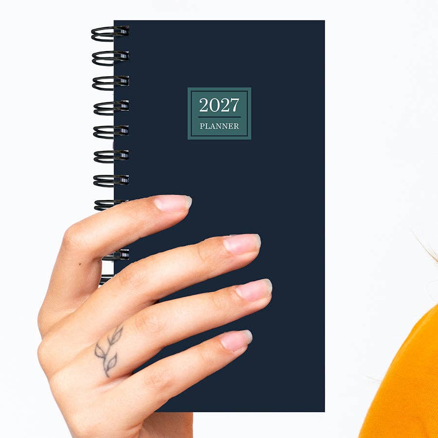 2027 Night Naval Small Weekly Monthly Planner