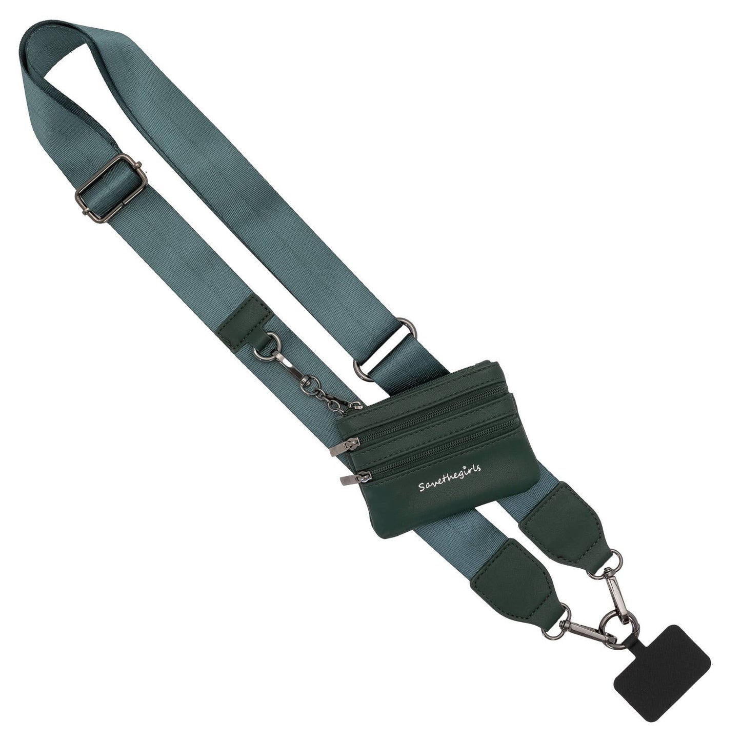 Clip & Go Strap with Pouch – Solid Collection: Orange
