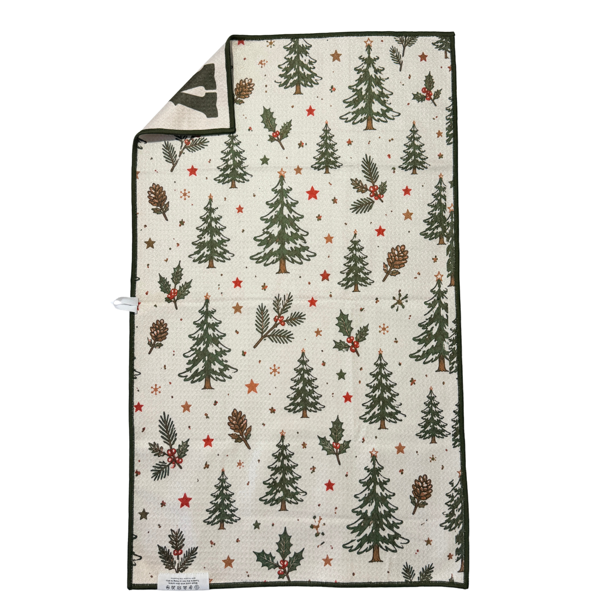 Howdy Santa | Waffle Weave Microfiber Towels Kitchen & Bath: Hand Towel