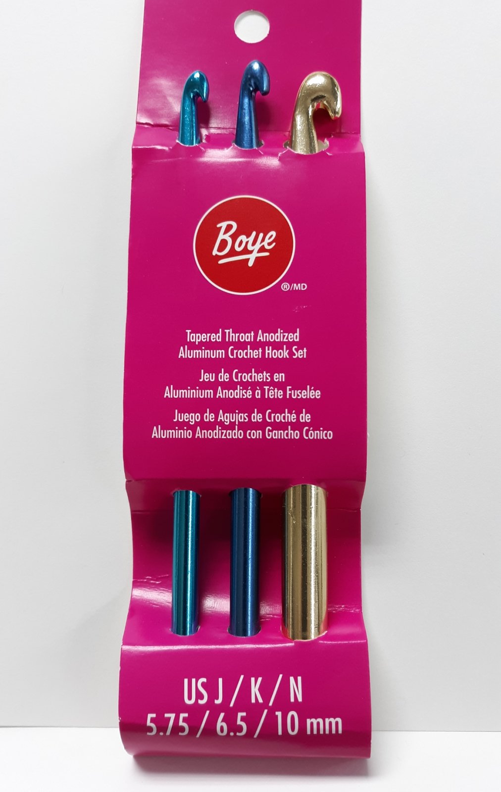 Boye Crochet Hook 3 pc set - J/K/N