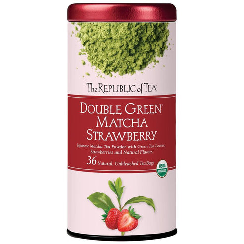 40054 Organic Double Green® Matcha Strawberry Tea Bags
