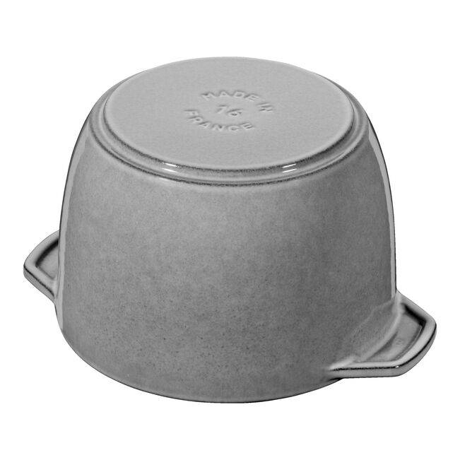Staub Cast Iron 1.5 qt, Petite French Oven - Graphite Grey