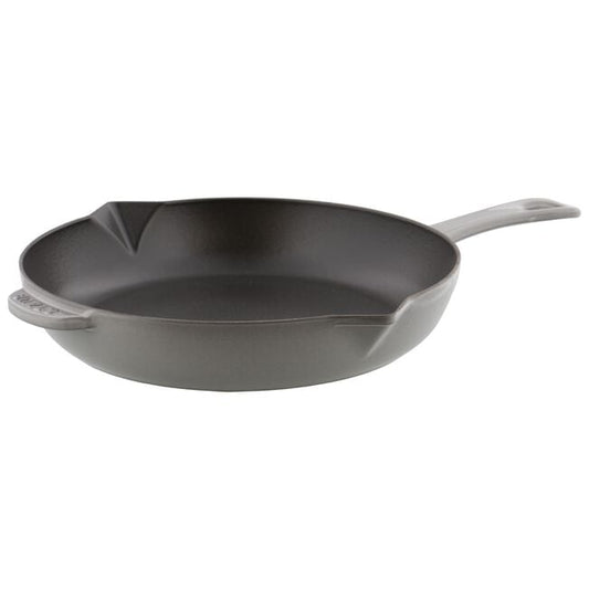 STAUB CAST IRON - FRY PANS/ SKILLETS 10-inch, Fry Pan, graphite grey