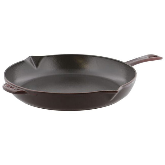 STAUB CAST IRON - FRY PANS/ SKILLETS 10-inch, Fry Pan, grenadine