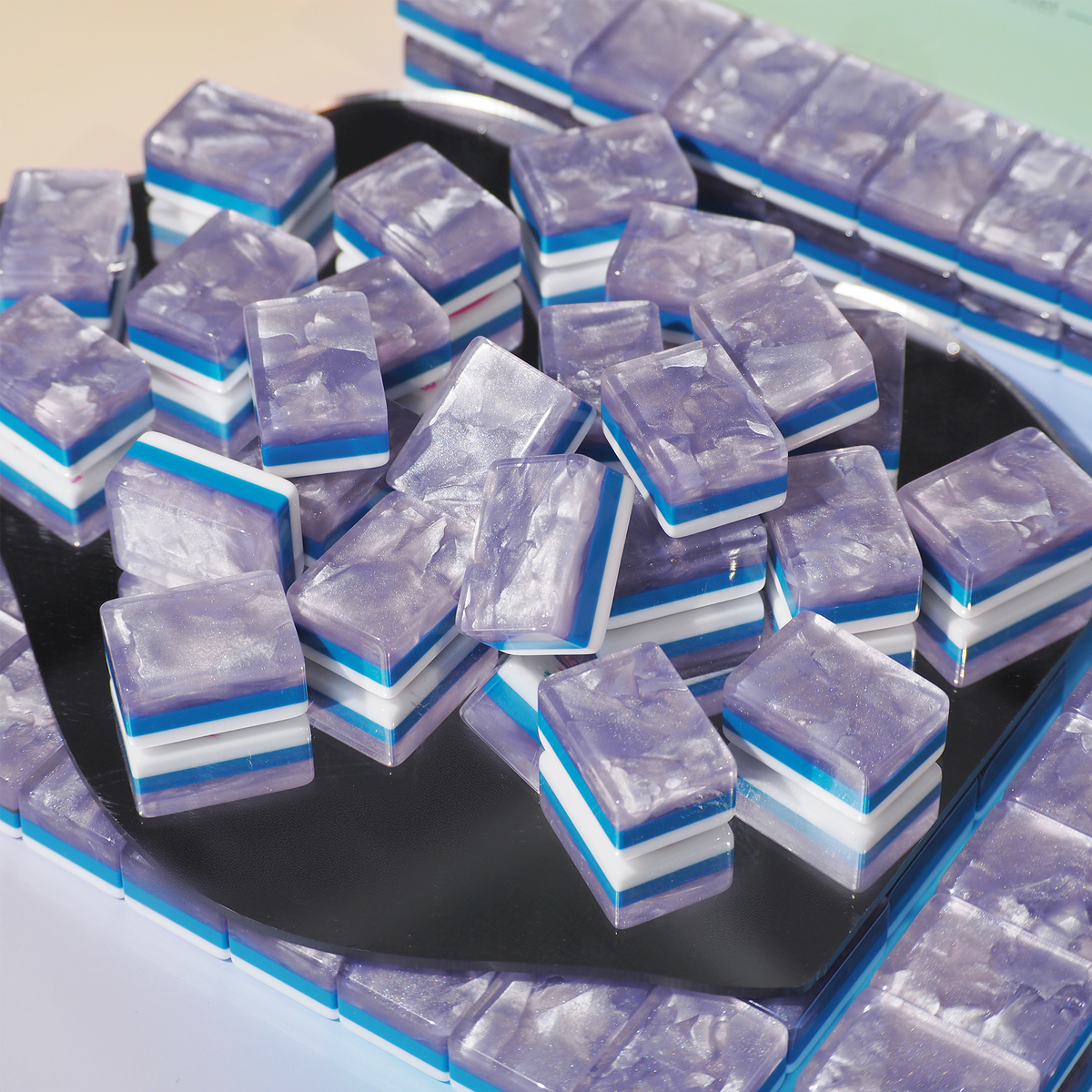 Palm Beach Mahjong Set - Lavender Cloud 01-03