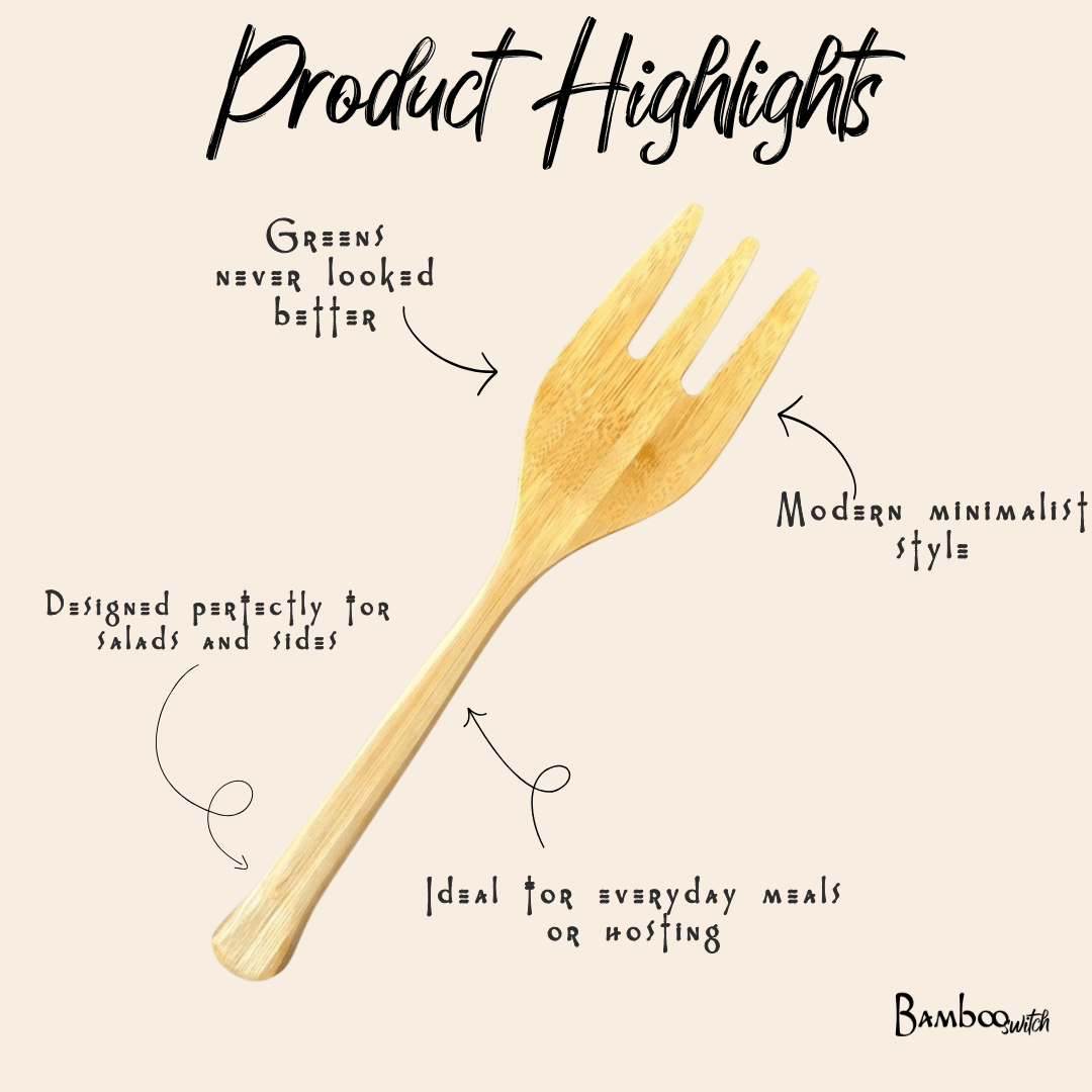 Bamboo Salad Serving Hands | Summer Bestseller