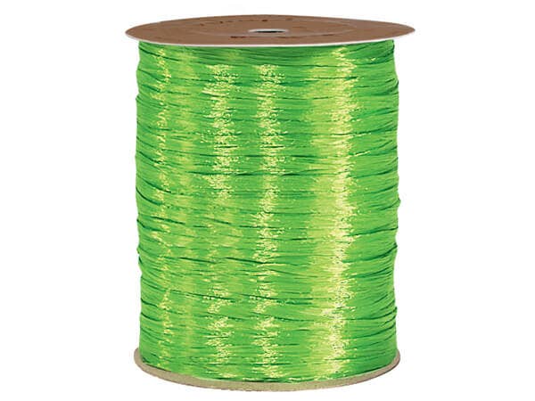Pearlized Raffia Ribbon: Celadon Pearlized / 1 Pack / 500 yards