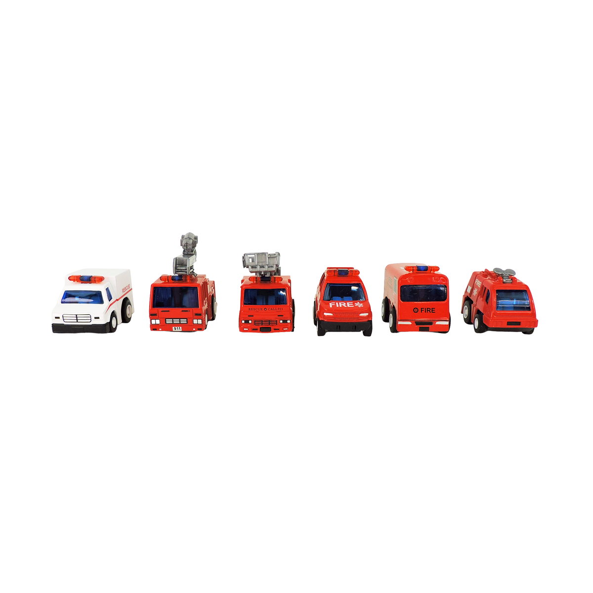 Alloy Alley Medium Diecast Pull-Back Rescue Vehicle