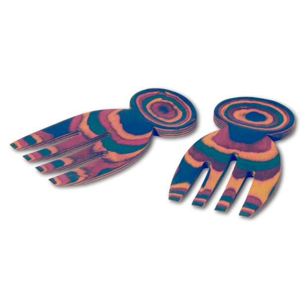 5IN RAINBOW PAKKA SALAD HANDS