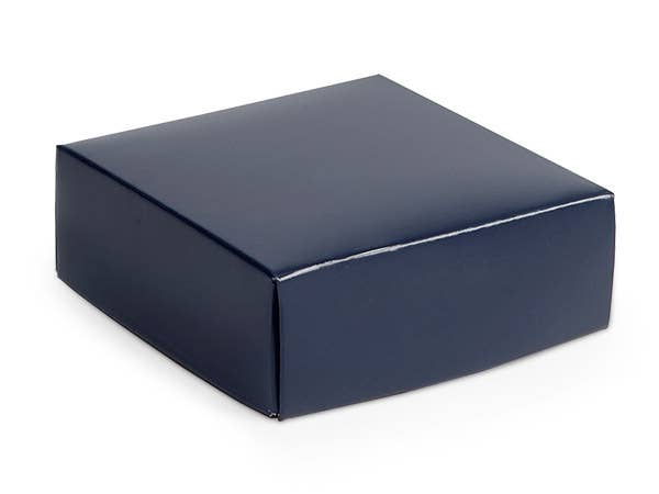 Gift & Gourmet Boxes: Matte Navy / 25 Pack / 10x10x5.5" Base Only