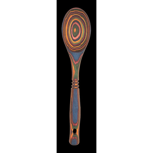12IN RAINBOW PAKKA WOOD SPOON