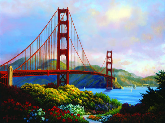 1000PC SUNSOUT PUZZLE MORNING AT THE GOLDEN GATE