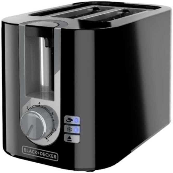 Black & Decker 2 - Slice Toaster - Black