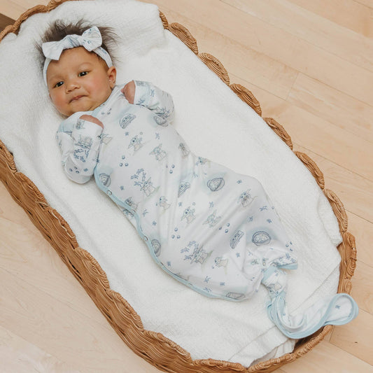 Newborn Knotted Gown - Star Wars Grogu