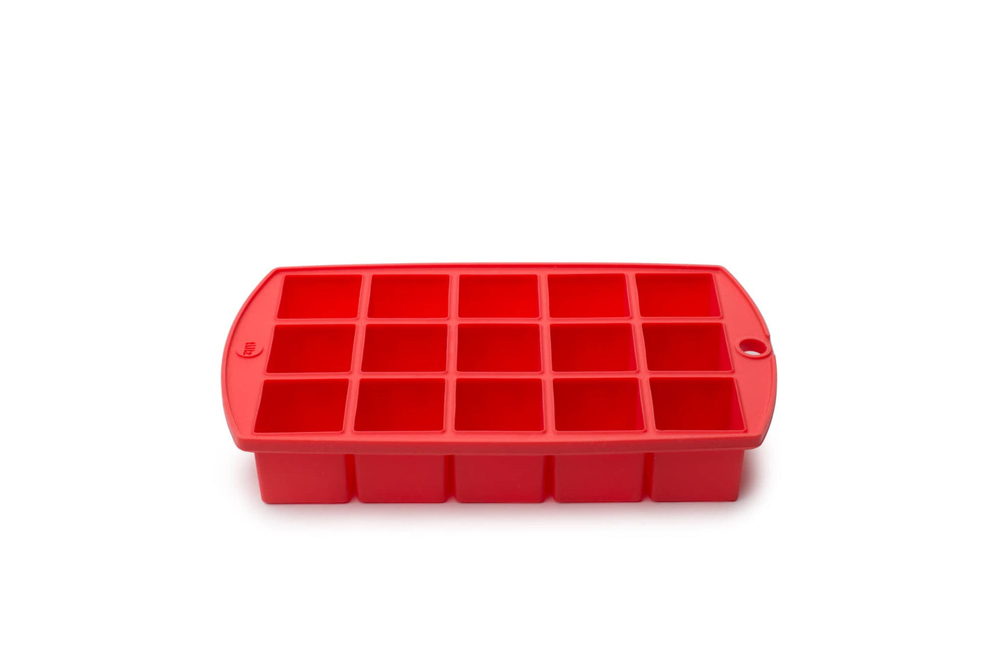 Tulz Mini Ice Block Tray, Silicone, Ruby, 8.25" x 4.75"