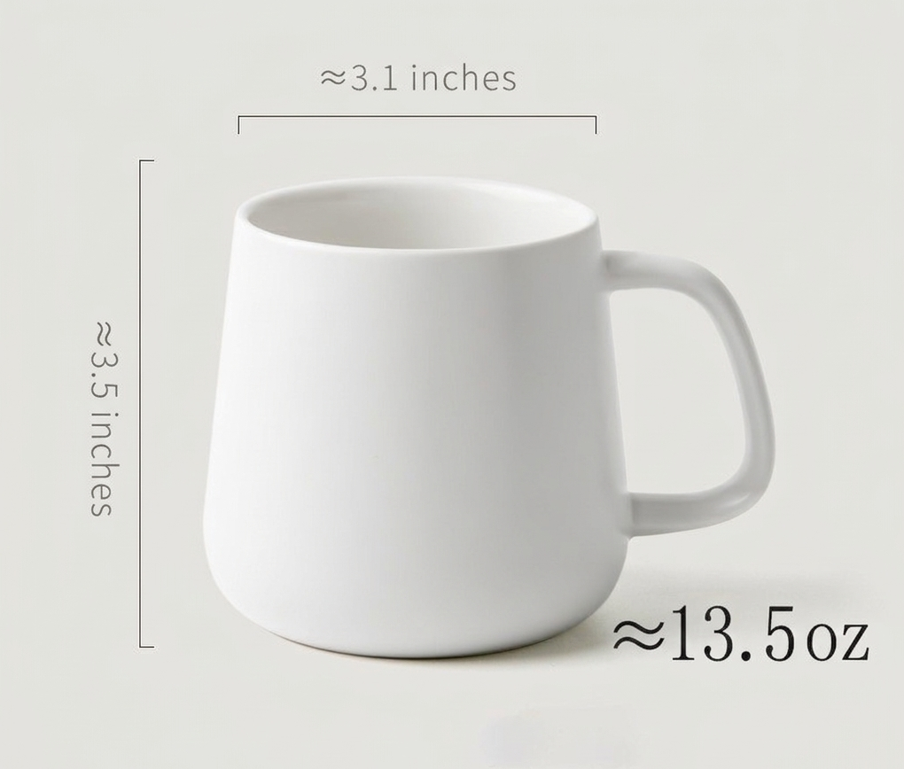 Custom Logo Mugs 13.5oz Ceramic