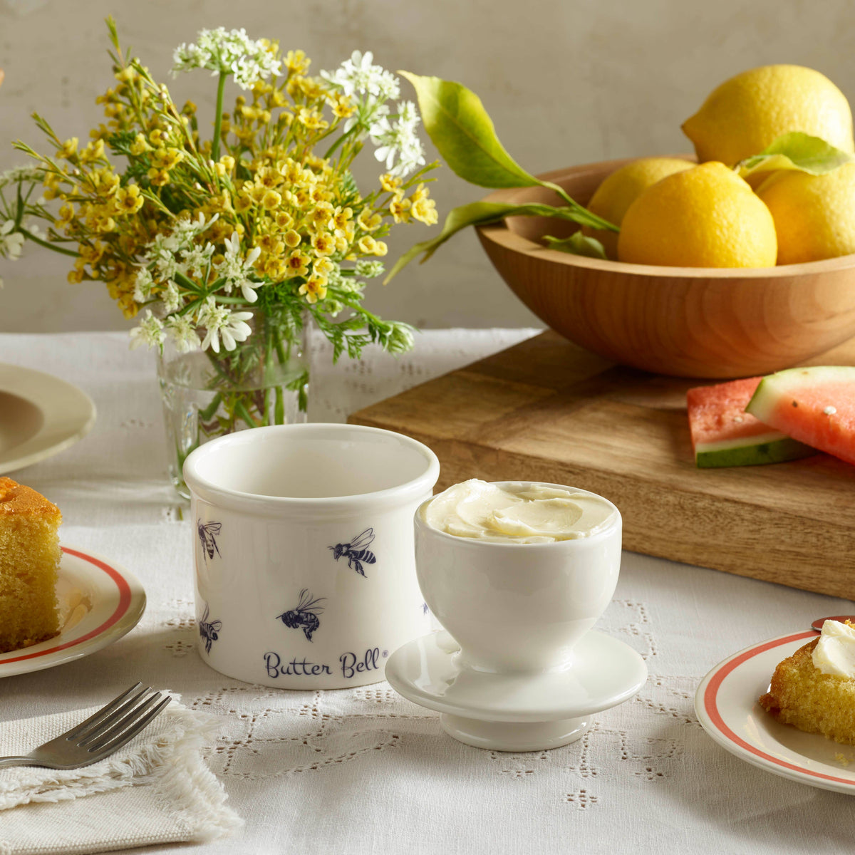 The Original Butter Bell® Crock - Farmhouse Honey Bee