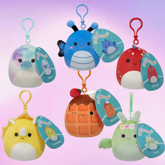 The Original Squishmallows 3.5" with Hook, Assorted Styles