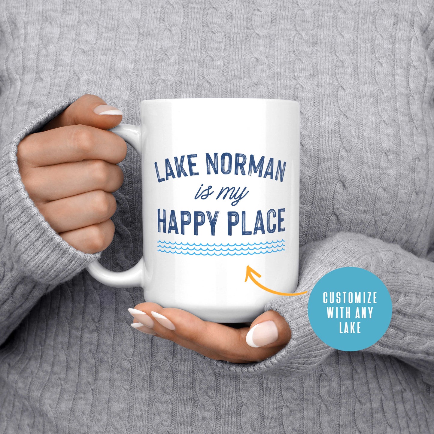 Custom Lake Coffee Mug