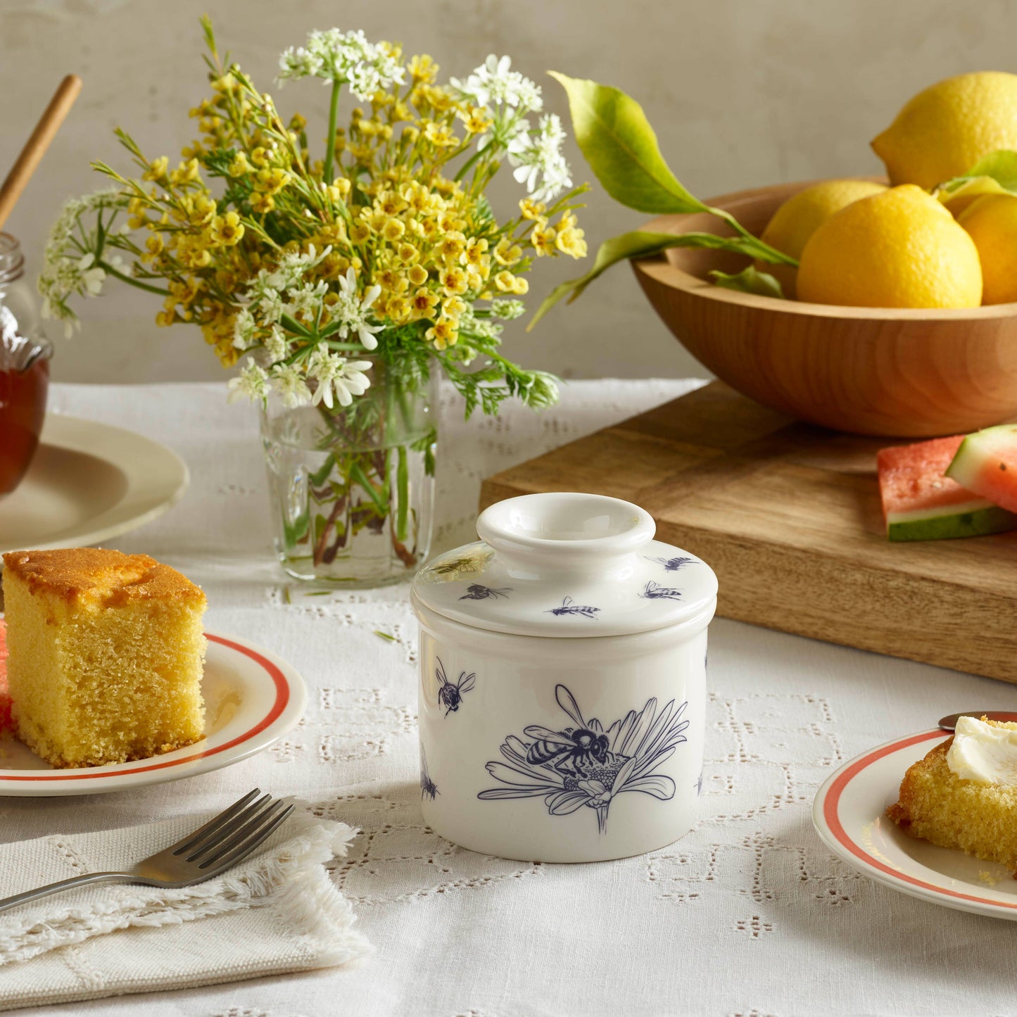 The Original Butter Bell® Crock - Farmhouse Honey Bee