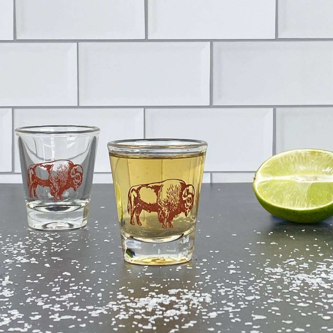 Bison Shot Glass