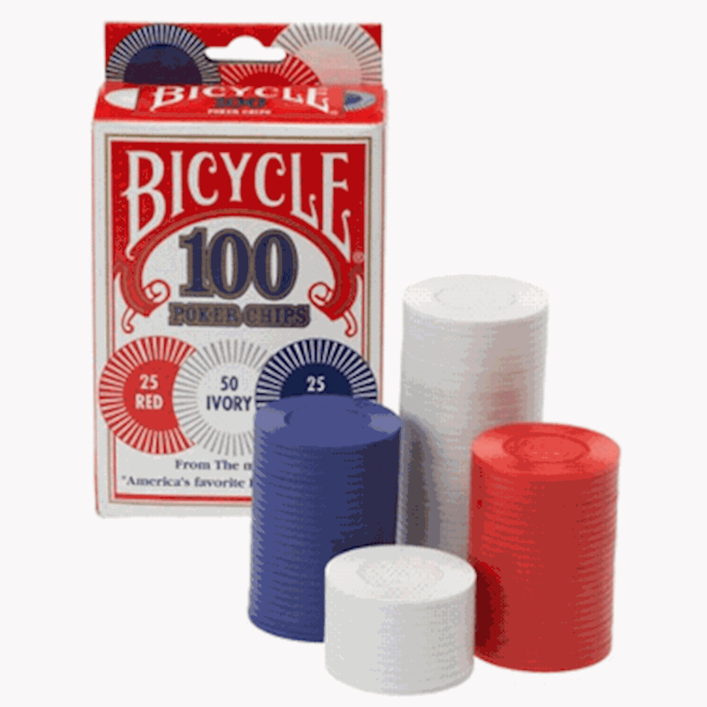 POKER CHIPS 100PC BICYCLE