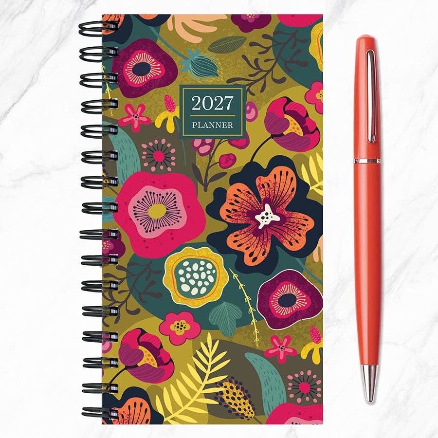 2027 Funk & Floral Small Weekly Monthly Planner