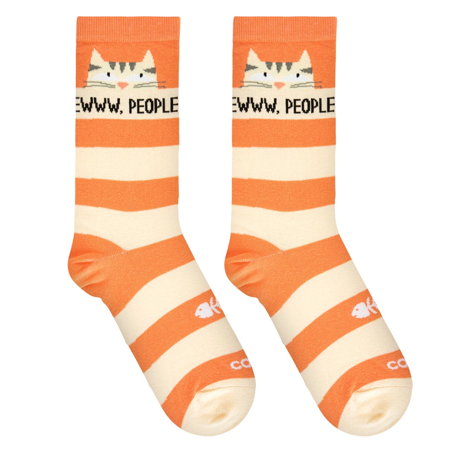 Eww People Cats - Womens Crew Folded