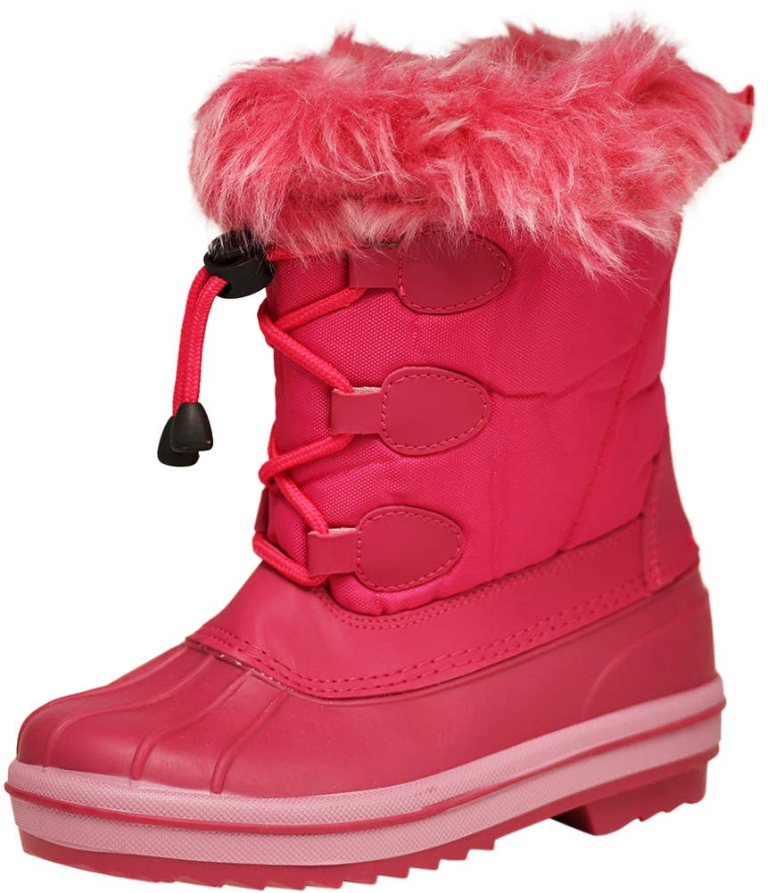 Norty Lightweight Fleece Lined Snow Boot for Little Big Girl: 13 Little Kid