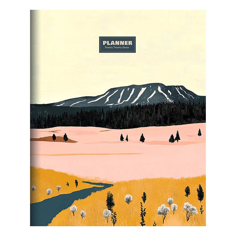 2027 Mountain Vista Medium Monthly Planner