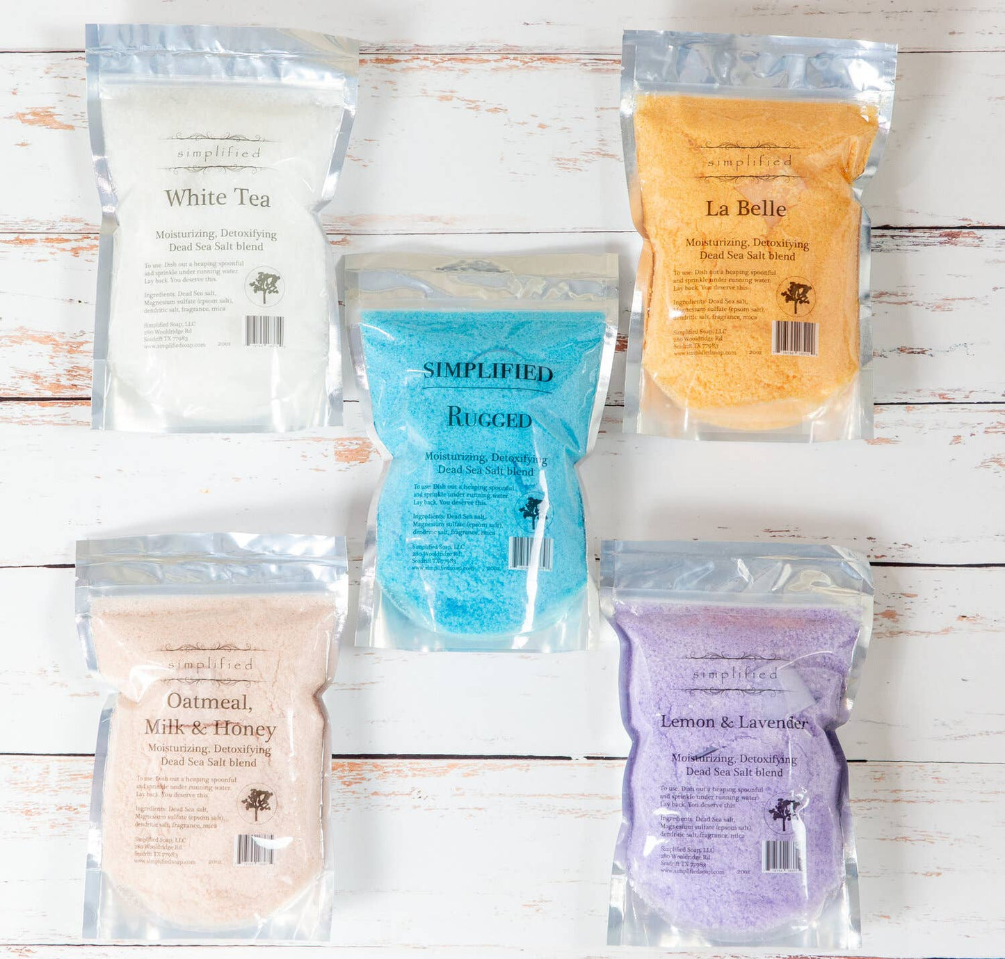 20oz Dead Sea Salt Bag: Lemon & Lavender