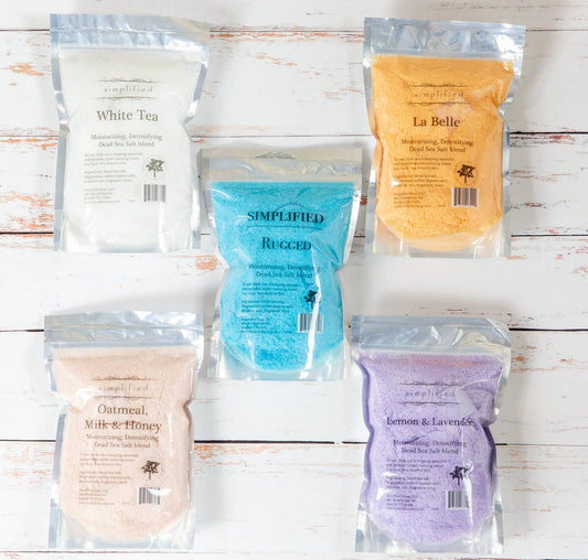 20oz Dead Sea Salt Bag: Lemon & Lavender