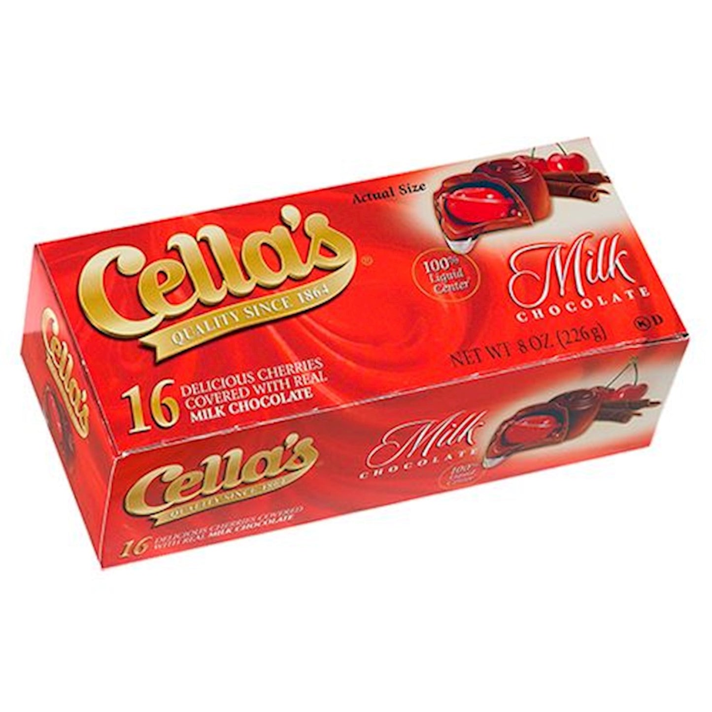 CELLAS MILK CHOC CHERRIES 8 OZ