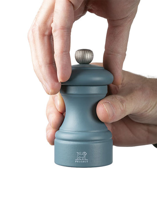 Manual Pepper Mill in Wood, Celestial Blue, 12 cm - 4 in