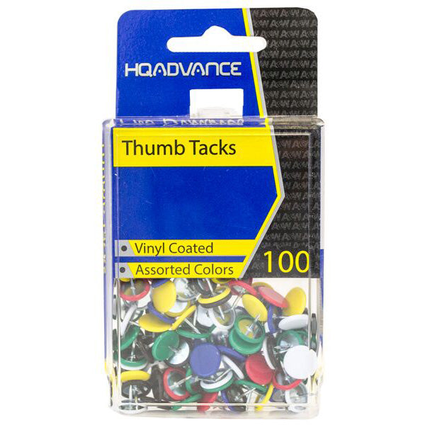THUMB TACKS ASST COLORS 50