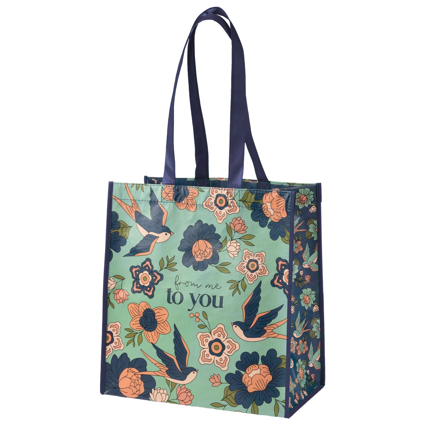 Recycled Large Gift Bag: Sparrow