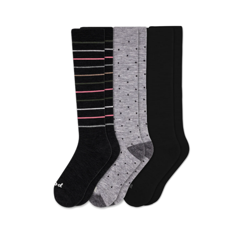 Women's Compression Socks: Medium / Large (US: 8.5 - 11.5+) ~ Assorted colors ~ Sold separately