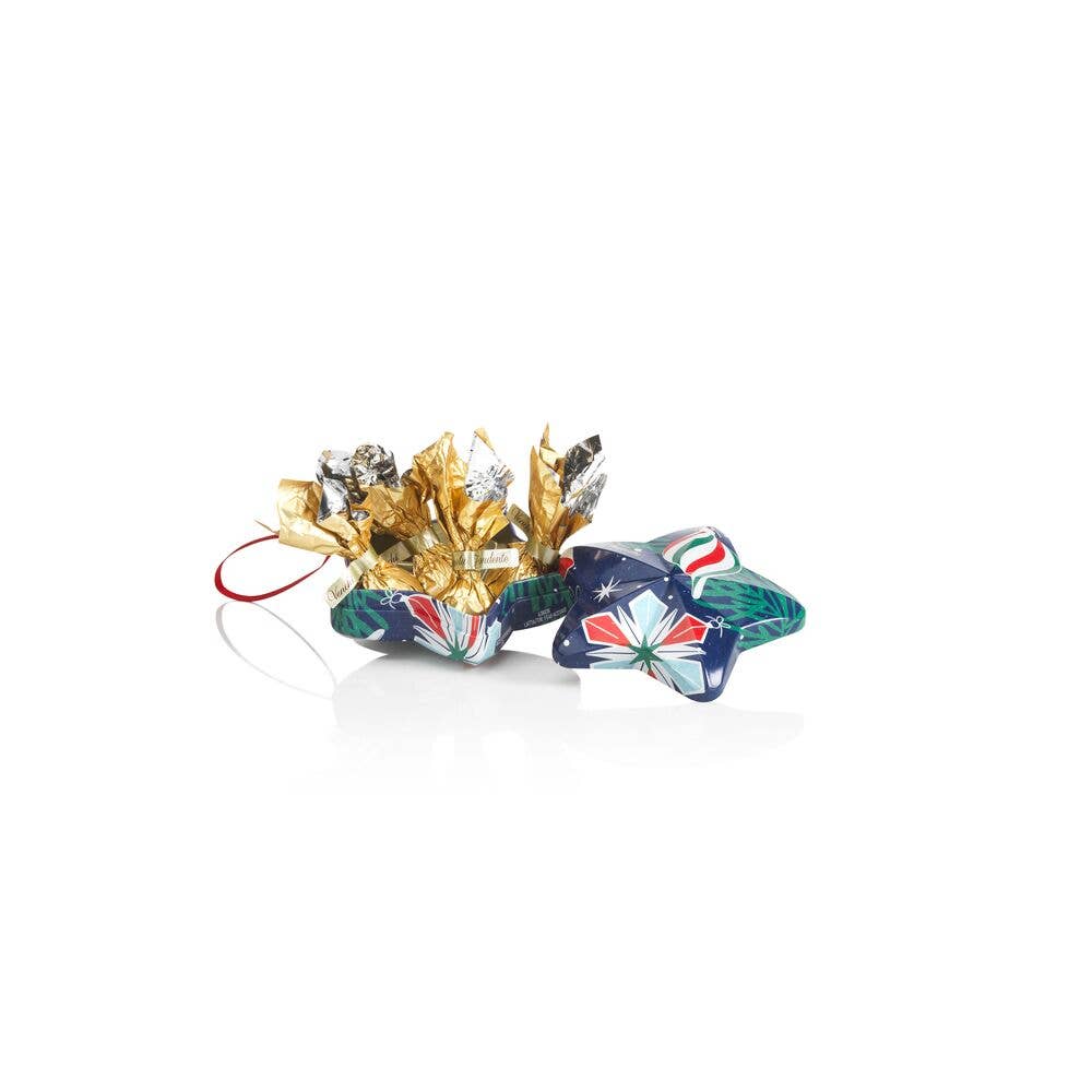 Star Chocolate Tin Christmas Ornament - Holiday Gift Sets