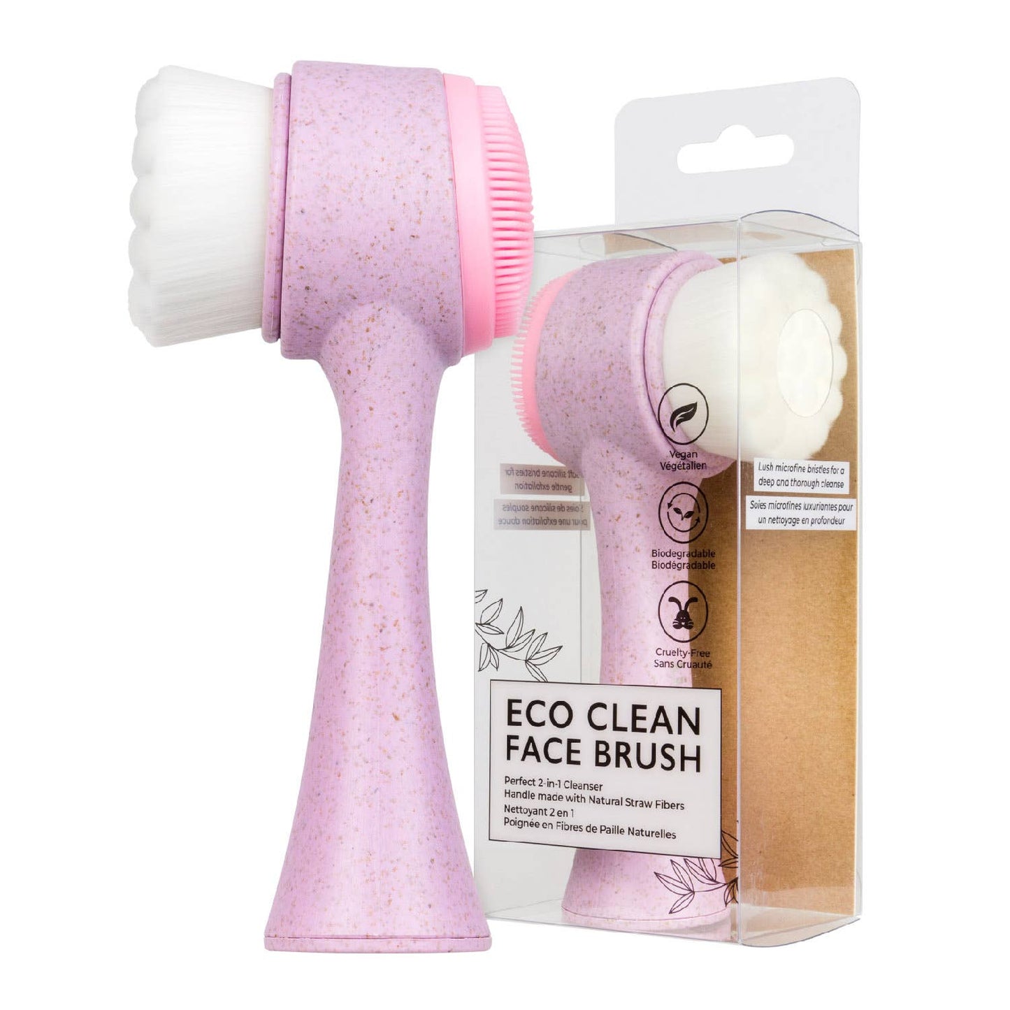 Lindo Eco Clean Face Brush: Pink