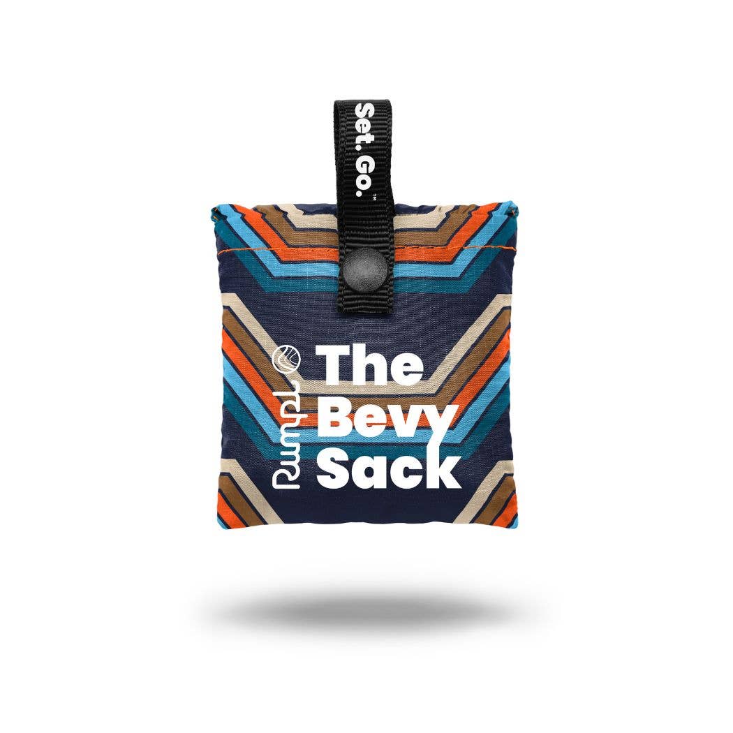 Bevy Sack™ - Midnight Retro Stripes: Standard