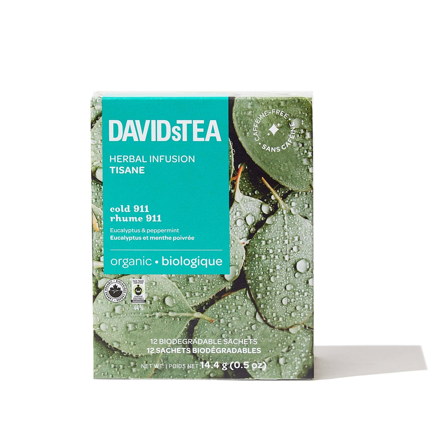 Pack of 12 tea bags - Organic Cold 911