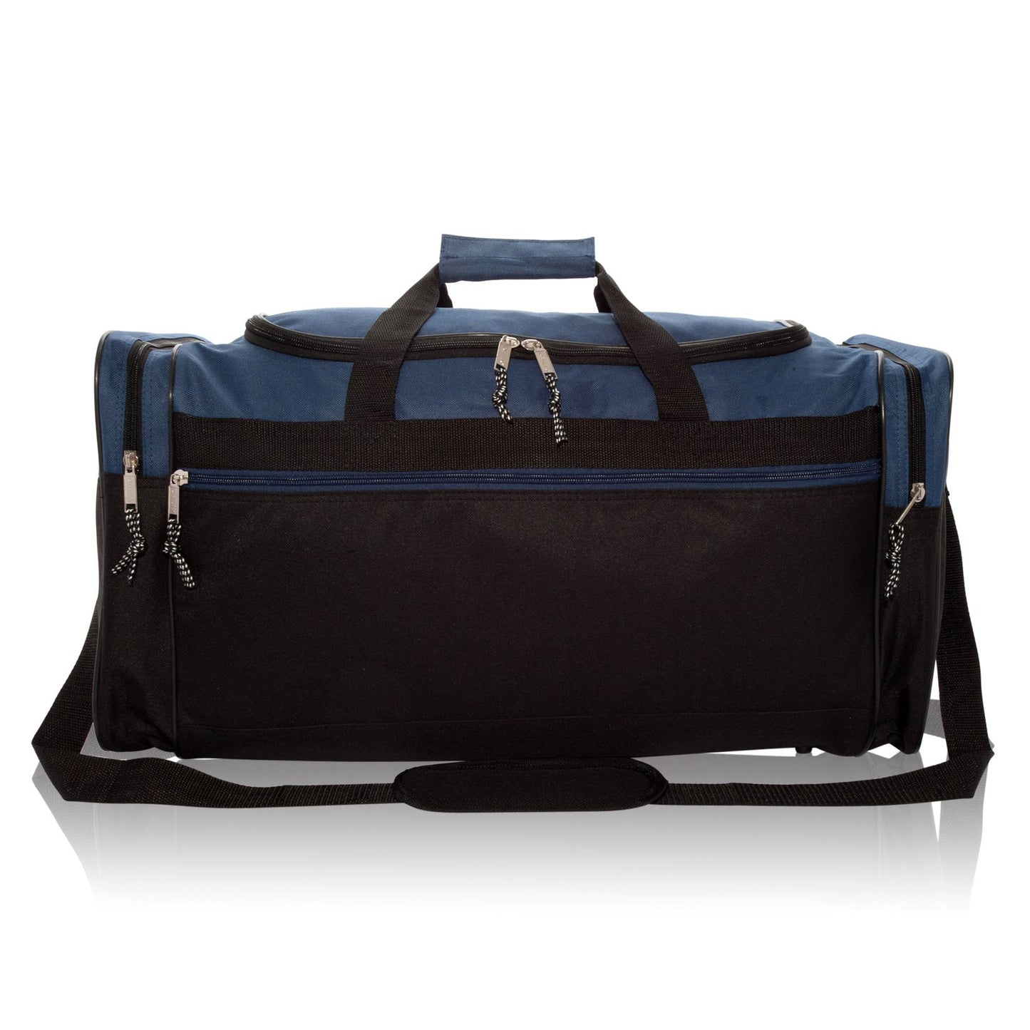 DALIX 25" Extra Large Vacation Travel Duffle Bag: Navy Blue