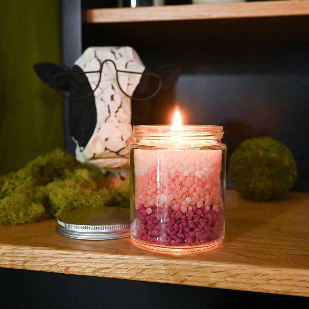Candle Bar - 5.5 oz Glass Wicked Jar with Lid