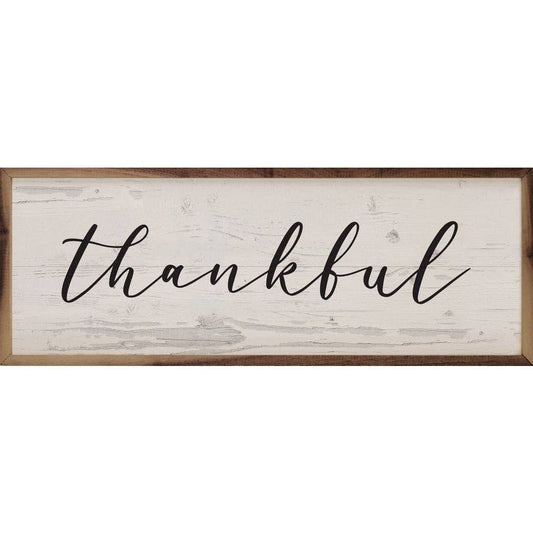 Thankful Whitewash: 12 x 4 x 1.5