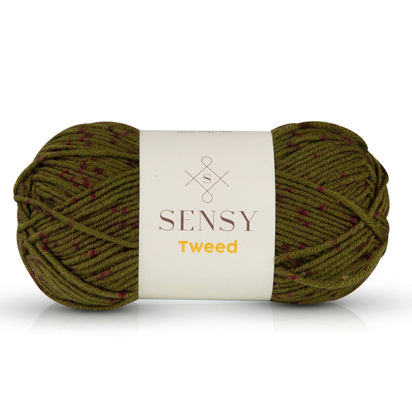 Sensy Tweed Yarn, 3.5 oz, 214 Yards, Gauge 4 Medium: Gray / 1 Skein